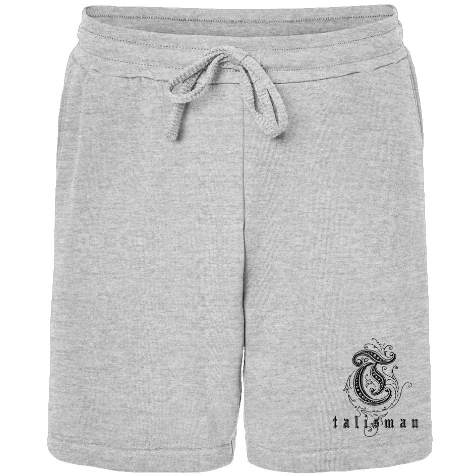 Talisman - Sponge Fleece Shorts, grey with classic T-logo left leg