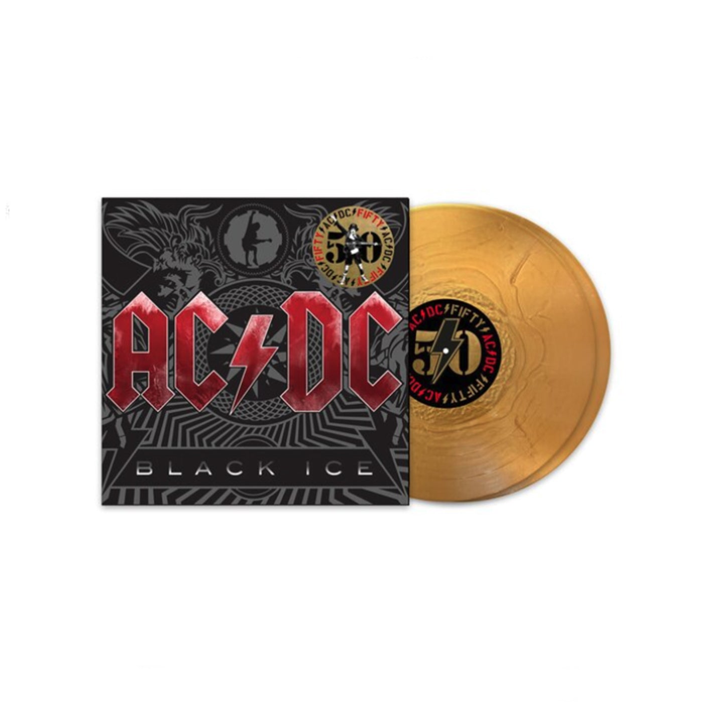 Ac/Dc - (2008) Black Ice (Vinyl 50th Anniversary 2 Lps 180 g Gold Vinyl) (Copy)
