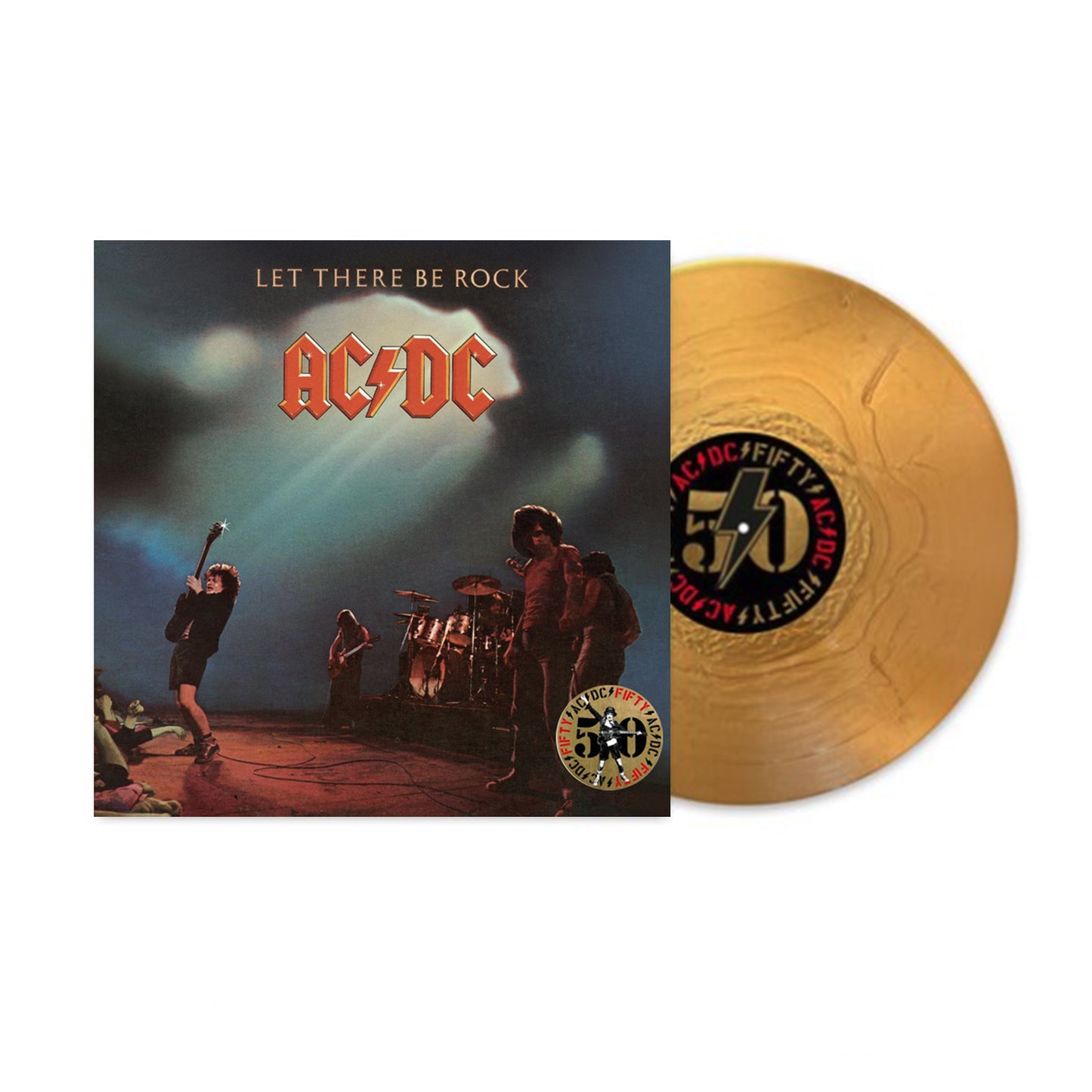 Ac/Dc - (1977) Let There Be Rock (Vinyl 50th Anniversary 180 g Gold Vinyl)
