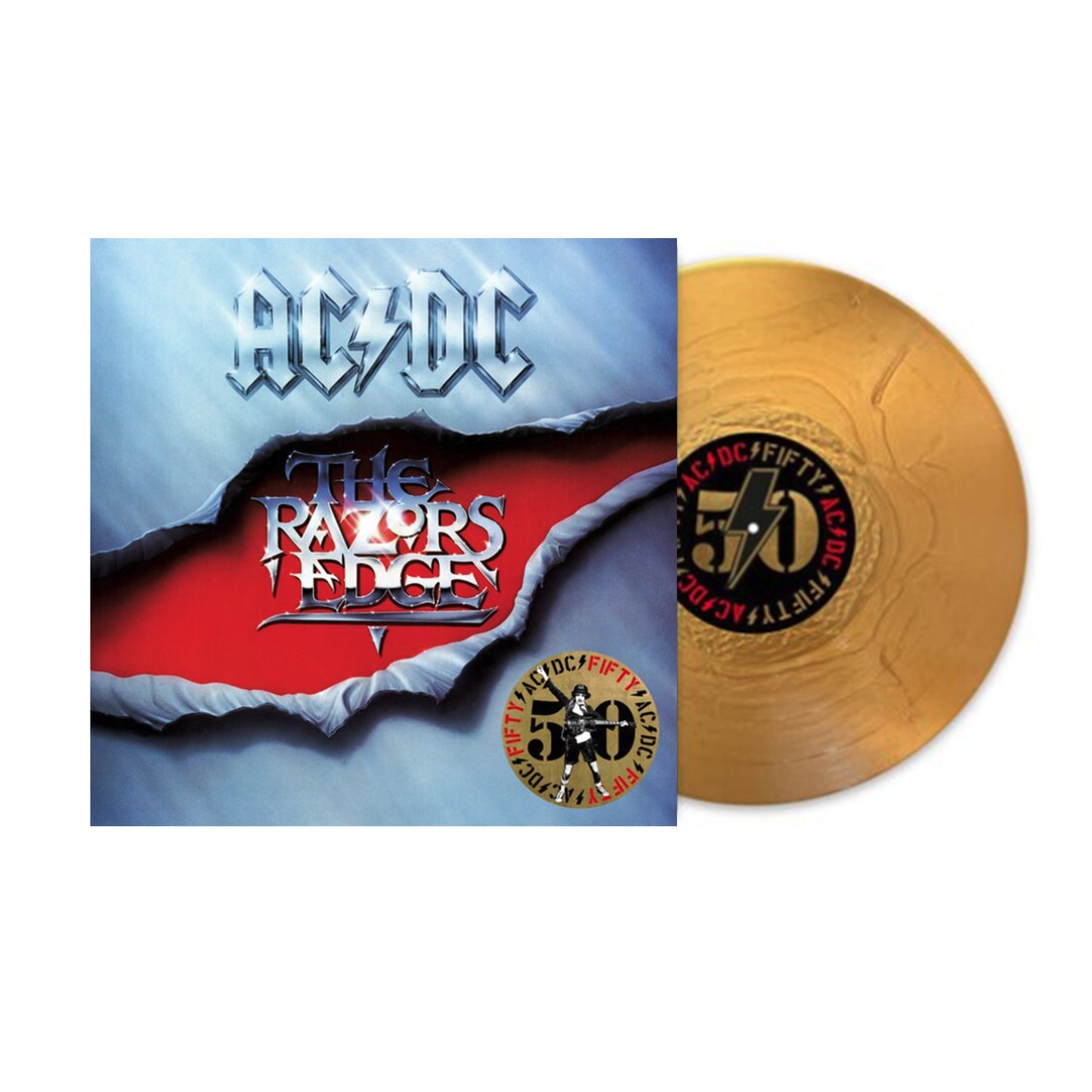 Ac/Dc - (1990) Razors Edge (Vinyl 50th Anniversary 180 g Gold Vinyl)