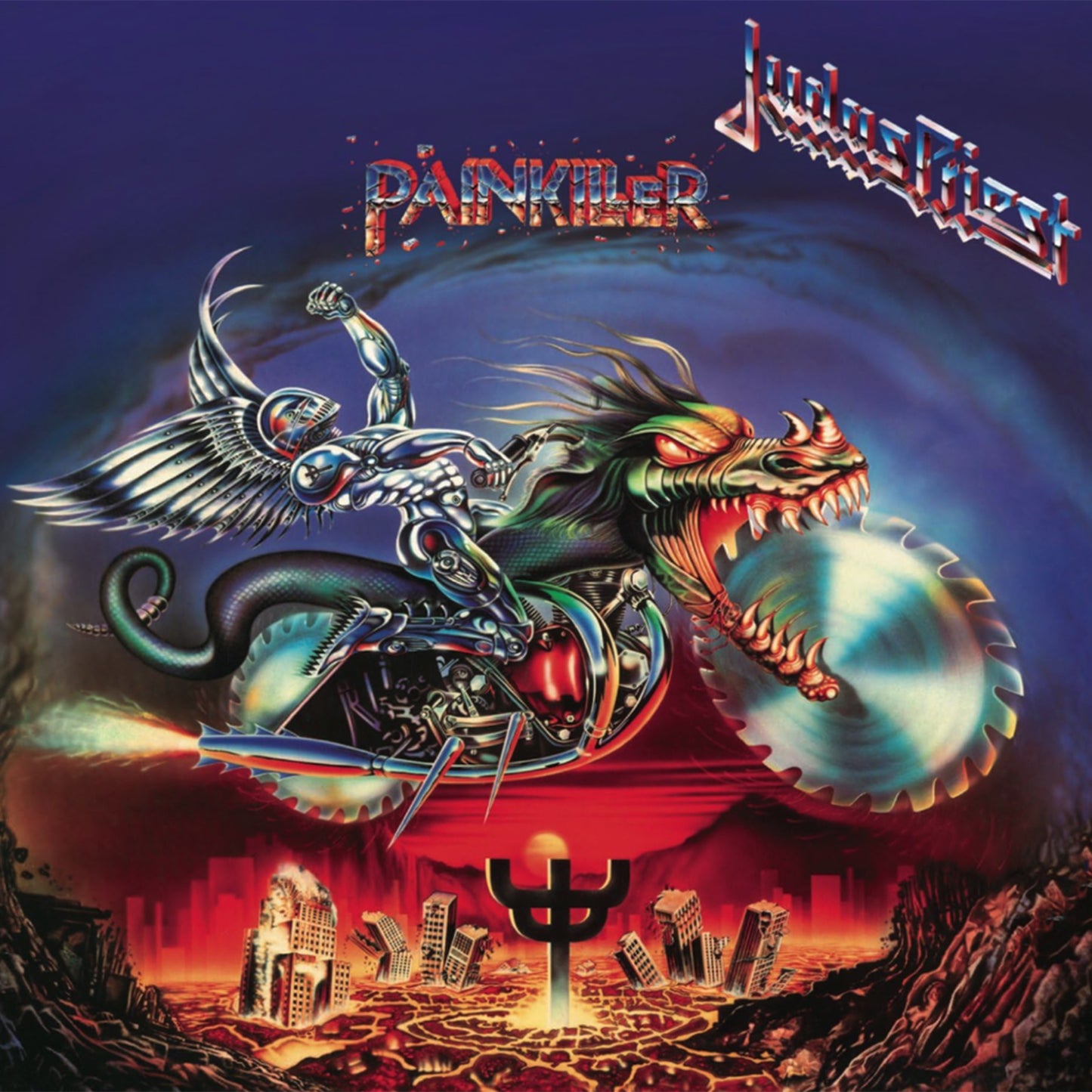 Judas Priest - Painkiller (Vinyl LP. 35 Anniversary Edition, Remastered, Blue Vinyl)