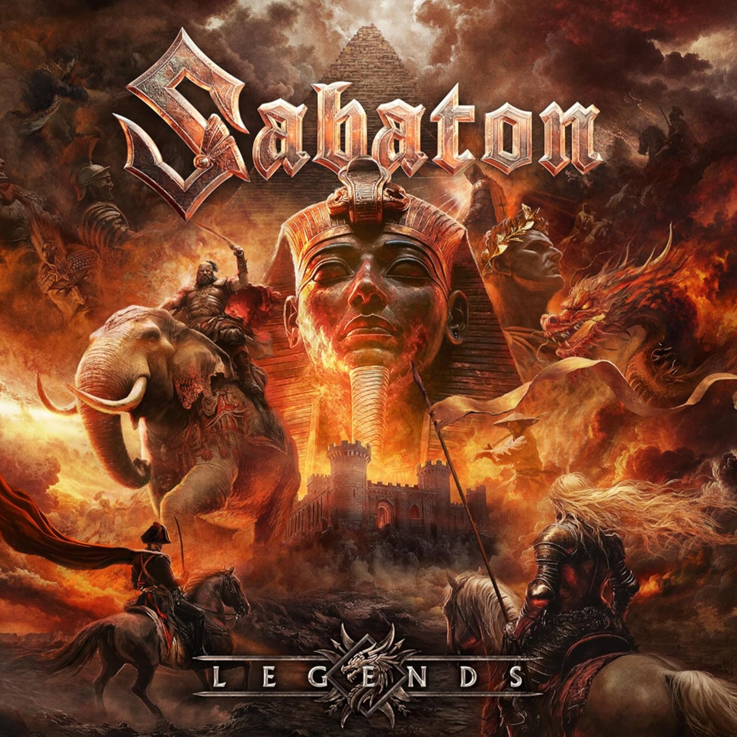 Sabaton - Legends (Vinyl, Limited Edition, 180 g, White blue marble, Gatefold )