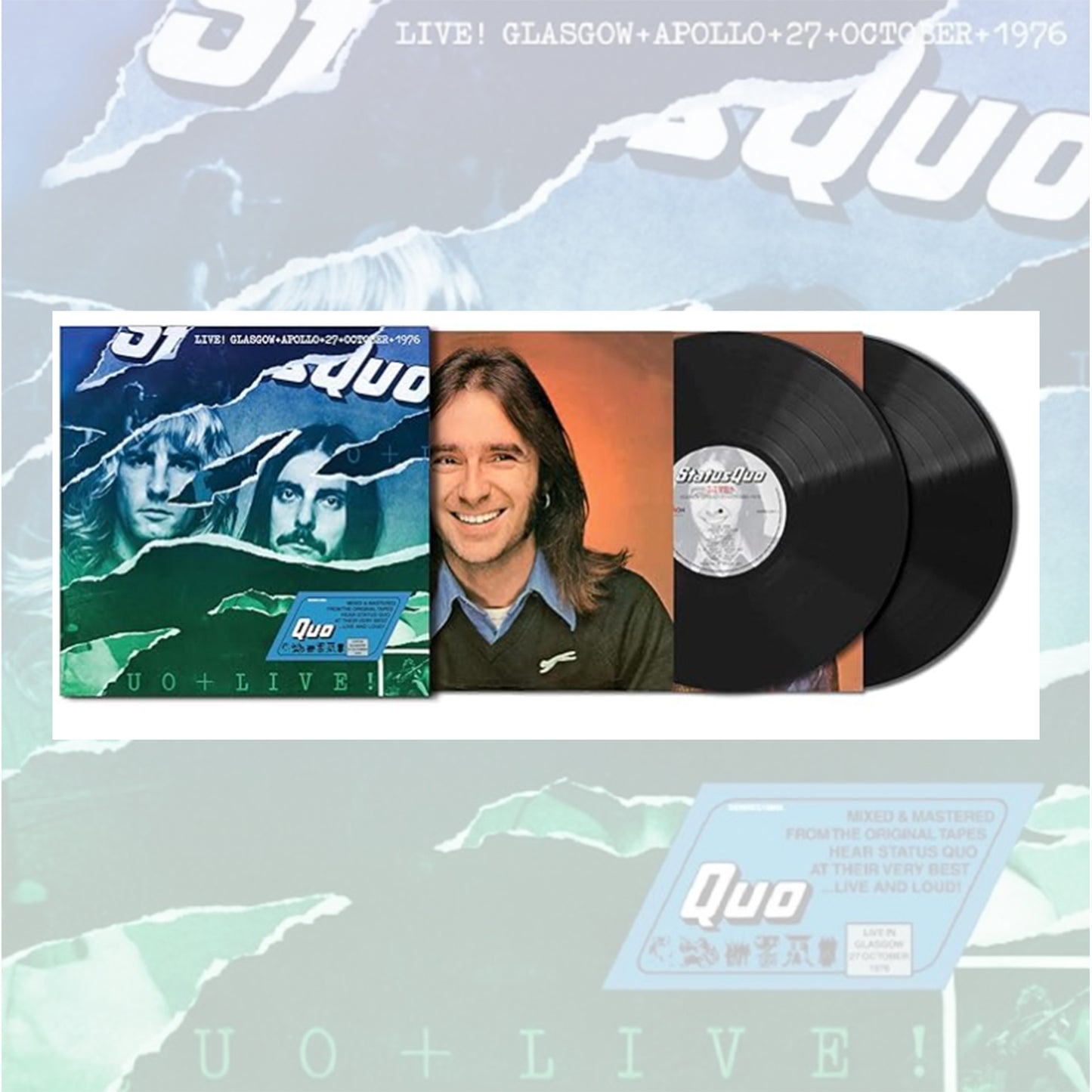 Status Quo - Quo Live In Glasgow (2 Vinyl LP) Release Date April 24th.