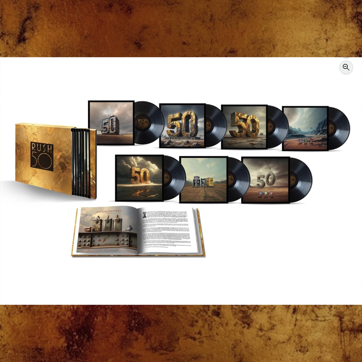 Rush - 50 (Vinyl Deluxe Edition 7 Lp Box Set + book)
