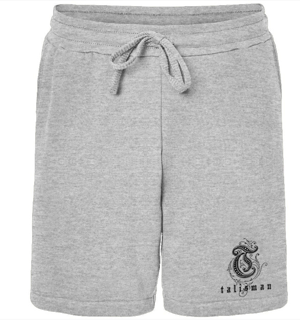 Talisman - Sponge Fleece Shorts, grey with classic T-logo left leg