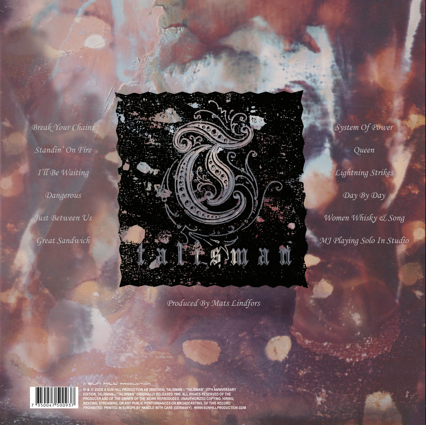 "2025 Release" Talisman - S/T - Vinyl - 35-årsjubileumsutgåva