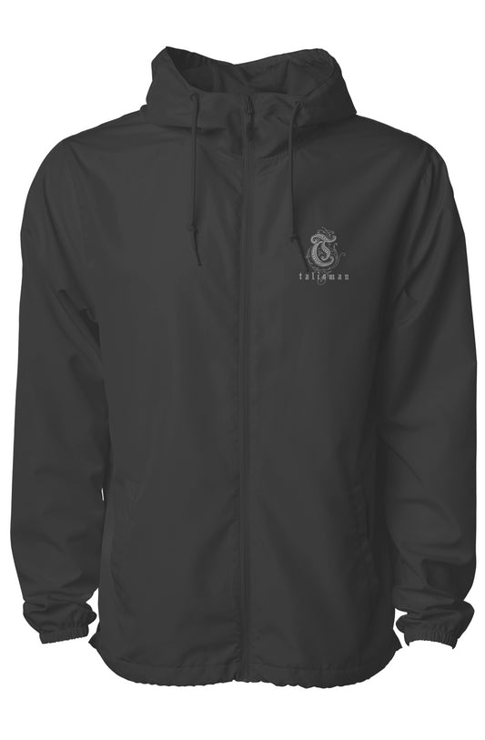 Talisman Water Resistant Lightweight Windbreaker T logo