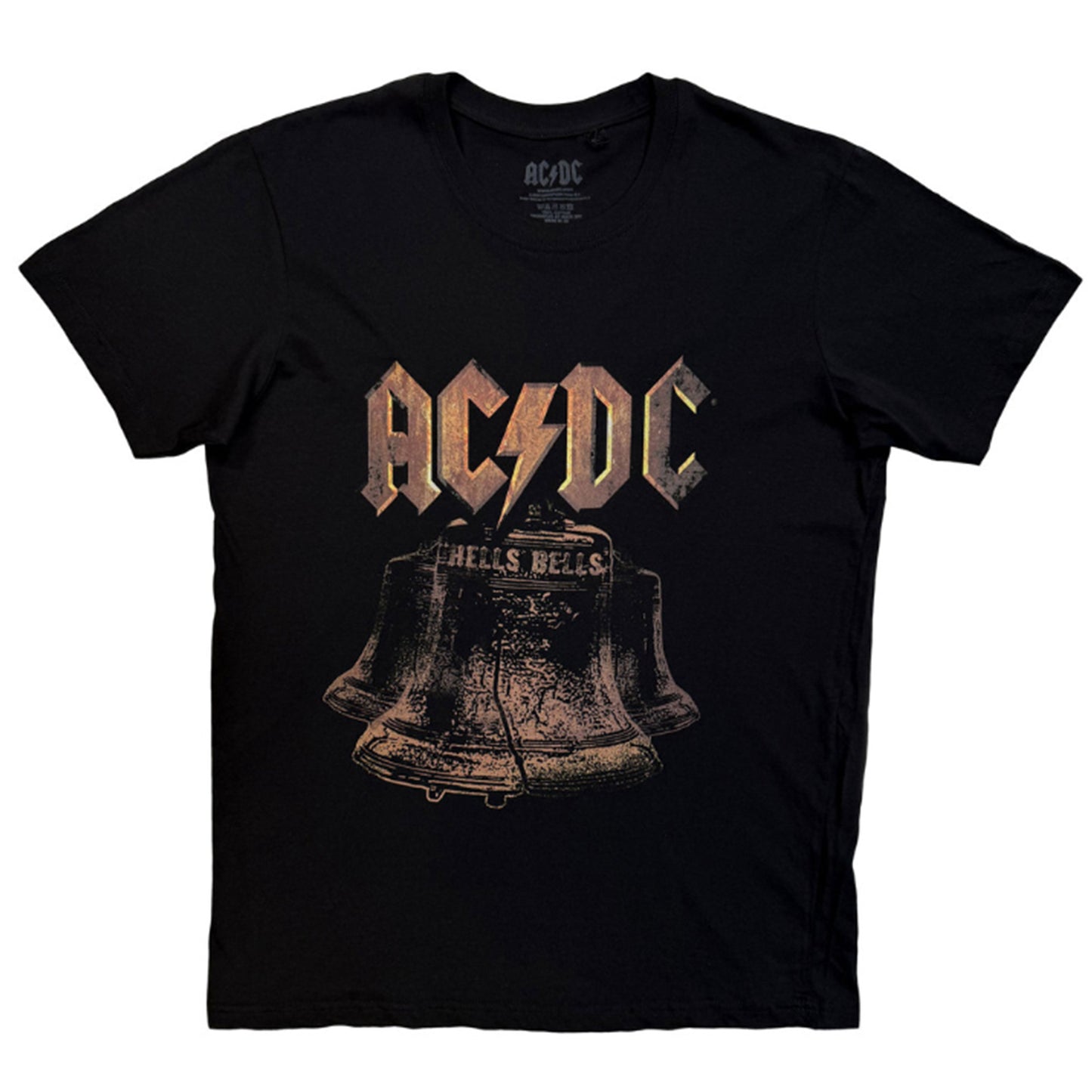 AC/DC - T-Shirt (Back In Black, Brass "Hells Bells")