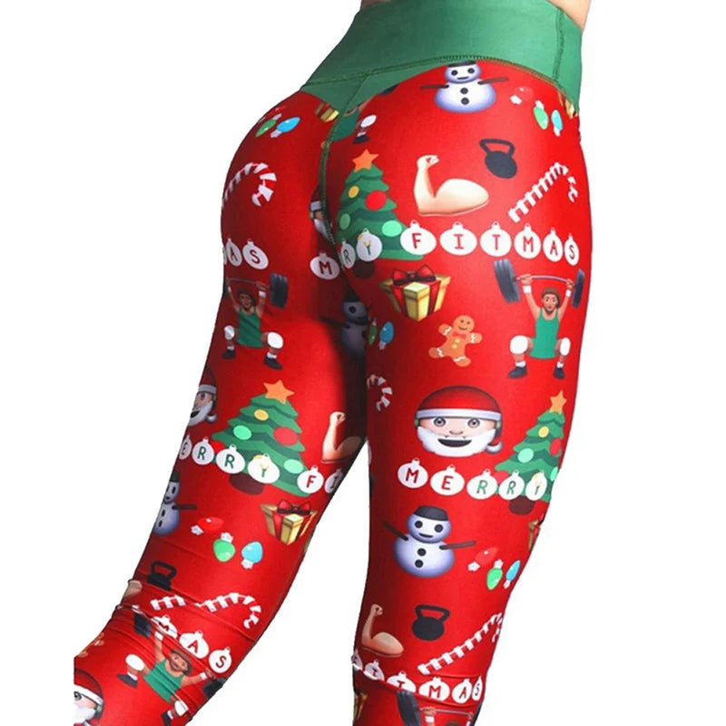Leggings - Christmas "Merry Fitness".