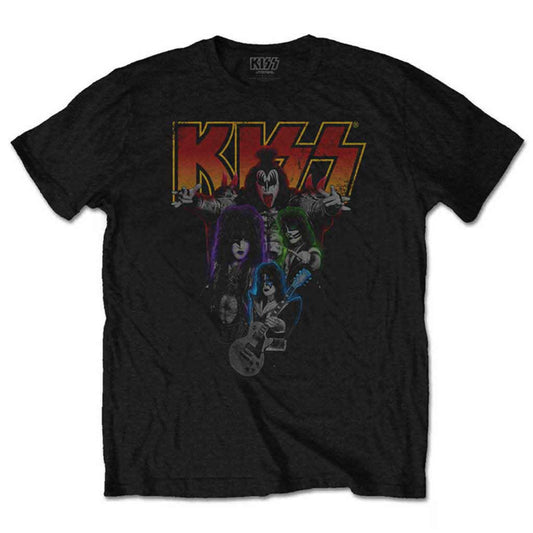 Kiss - T-Shirt l Logo and Band