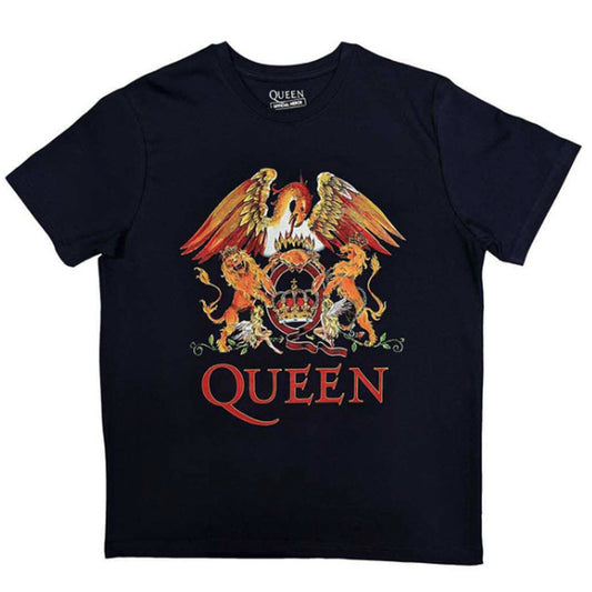 Queen - T-Shirt - Lions & Crown