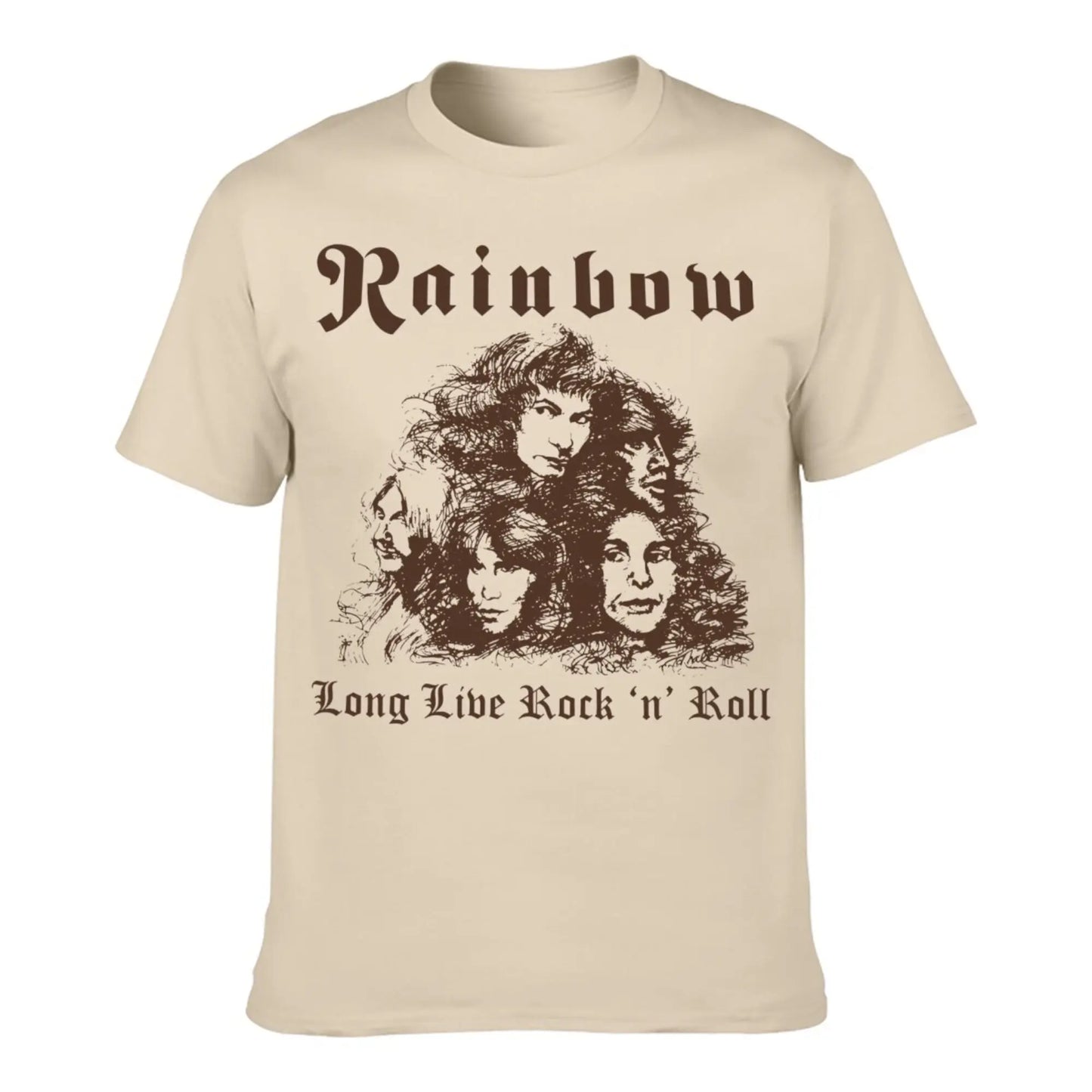 T-shirt - Rainbow - Long Live Rock And Roll