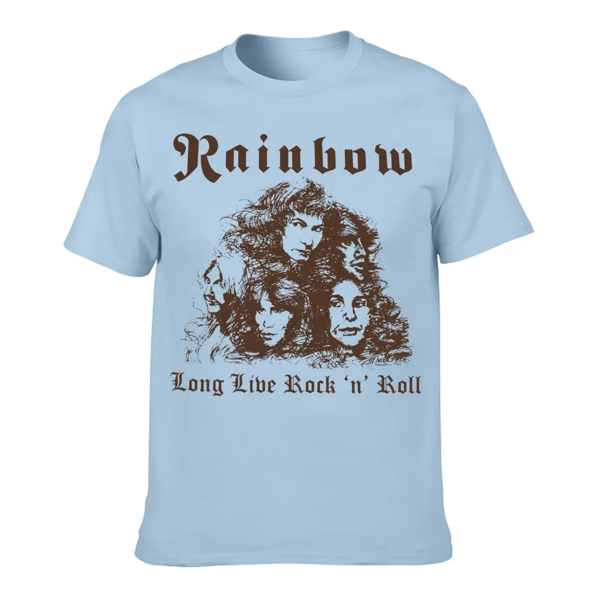 T-shirt - Rainbow - Long Live Rock And Roll