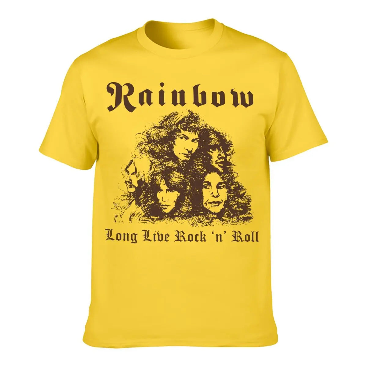 T-shirt - Rainbow - Long Live Rock And Roll