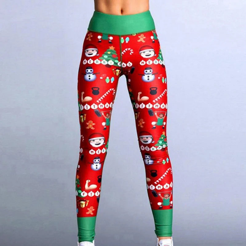 Leggings - Christmas "Merry Fitness".
