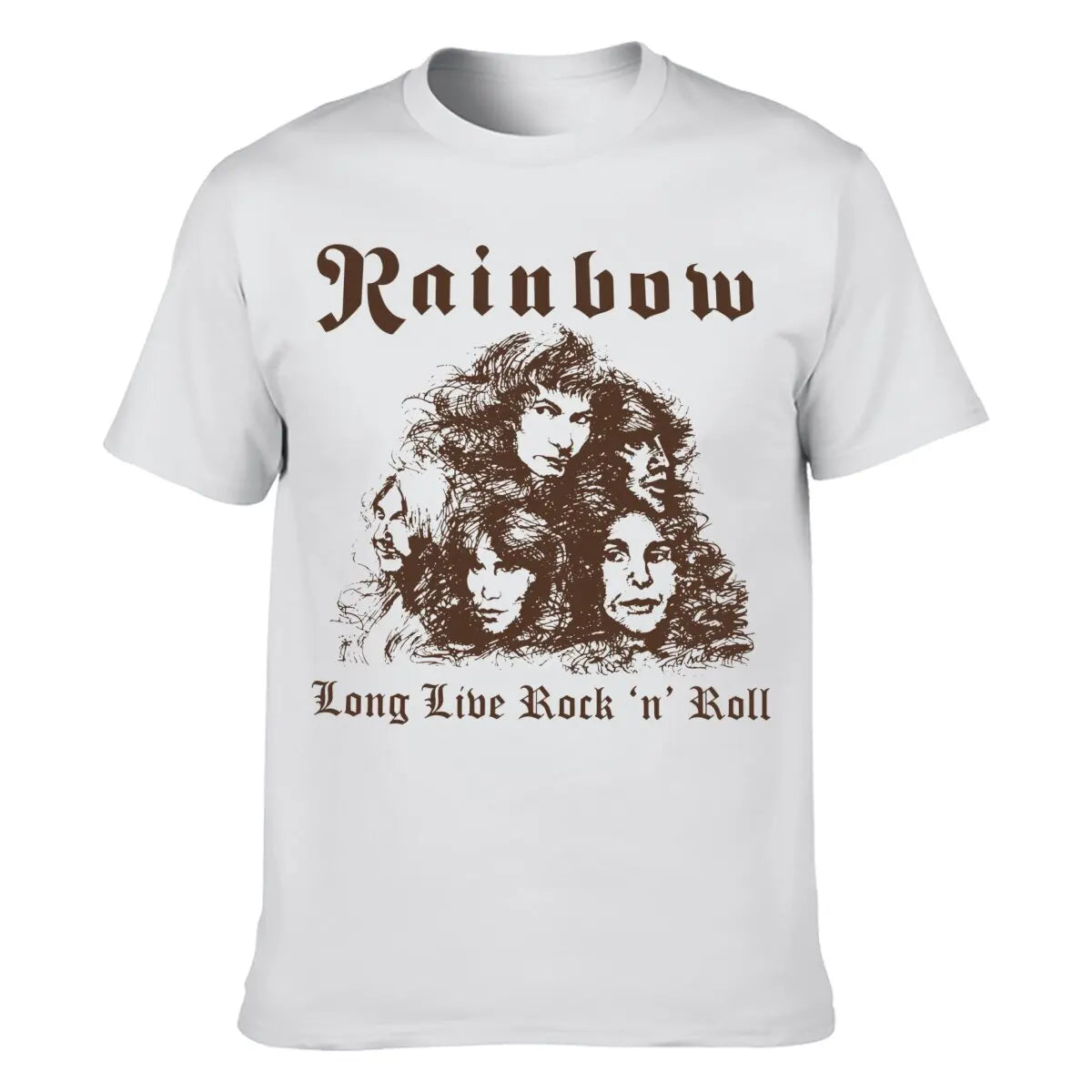 T-shirt - Rainbow - Long Live Rock And Roll