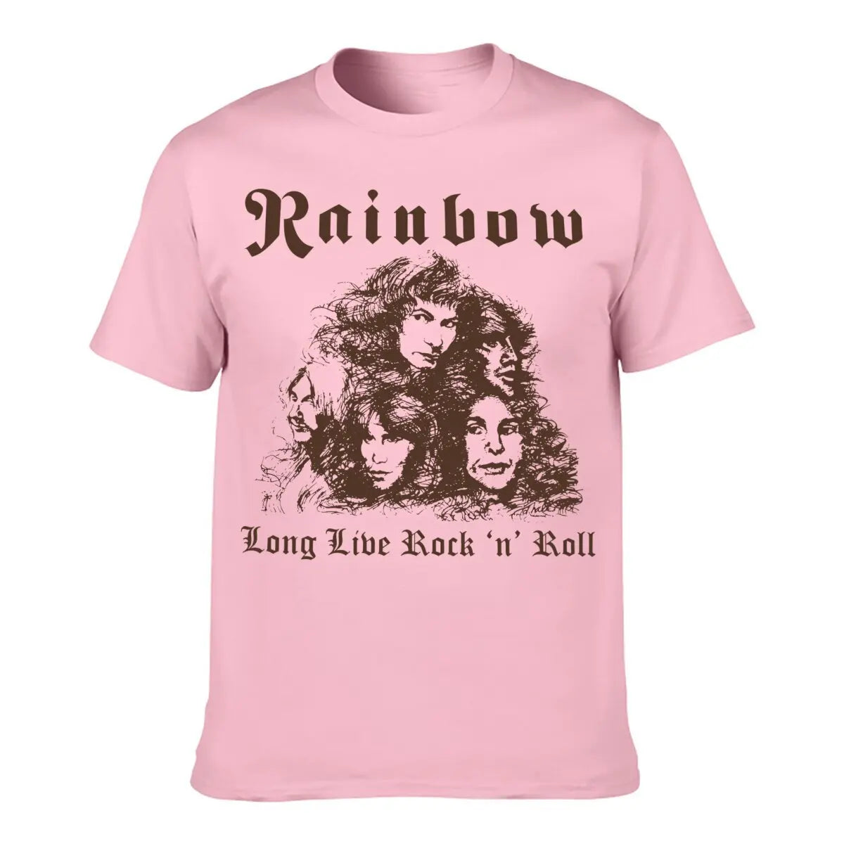 T-shirt - Rainbow - Long Live Rock And Roll