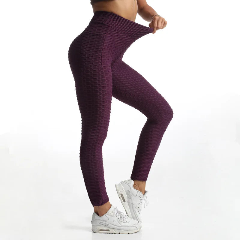 Leggings - Women - Bubble Pants - Yoga - Fitness - Side Pockets