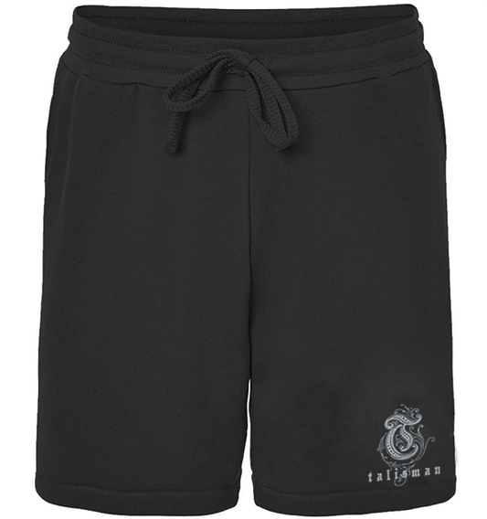 Talisman - Sponge Fleece Shorts, black with classic T-log