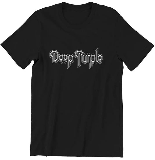 T-shirt - Deep Purple - Text Logo (multiple colors)