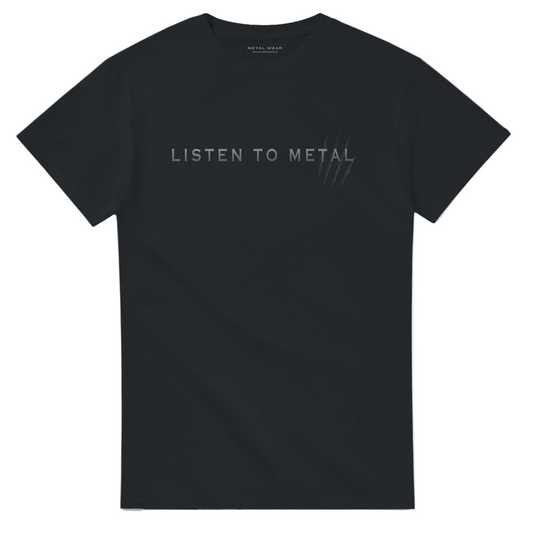 T-shirt - LISTEN TO METAL - Statement!