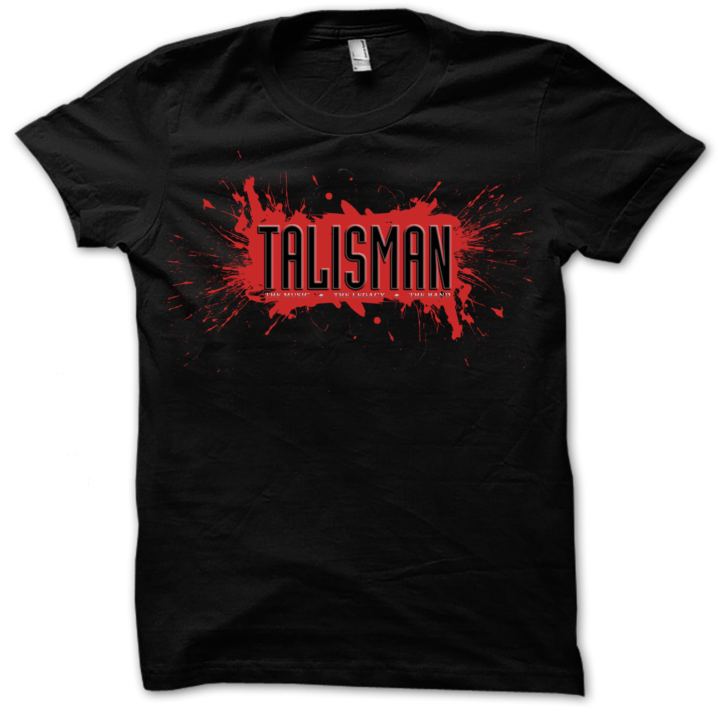 Talisman - T-Shirt  Red splatter - text Logo